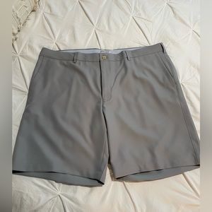 Peter Millar gray shorts